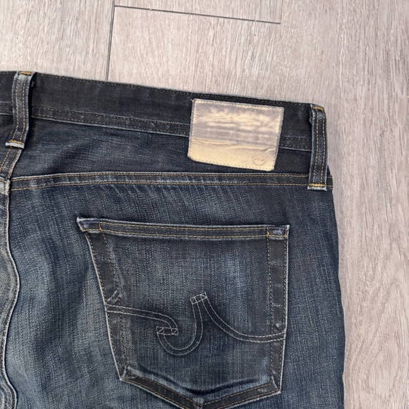 AG Adriano Goldschmied Men's the Matchbox Slim Straight Jeans Dark Wash 38 X 32 - Picture 6 of 6